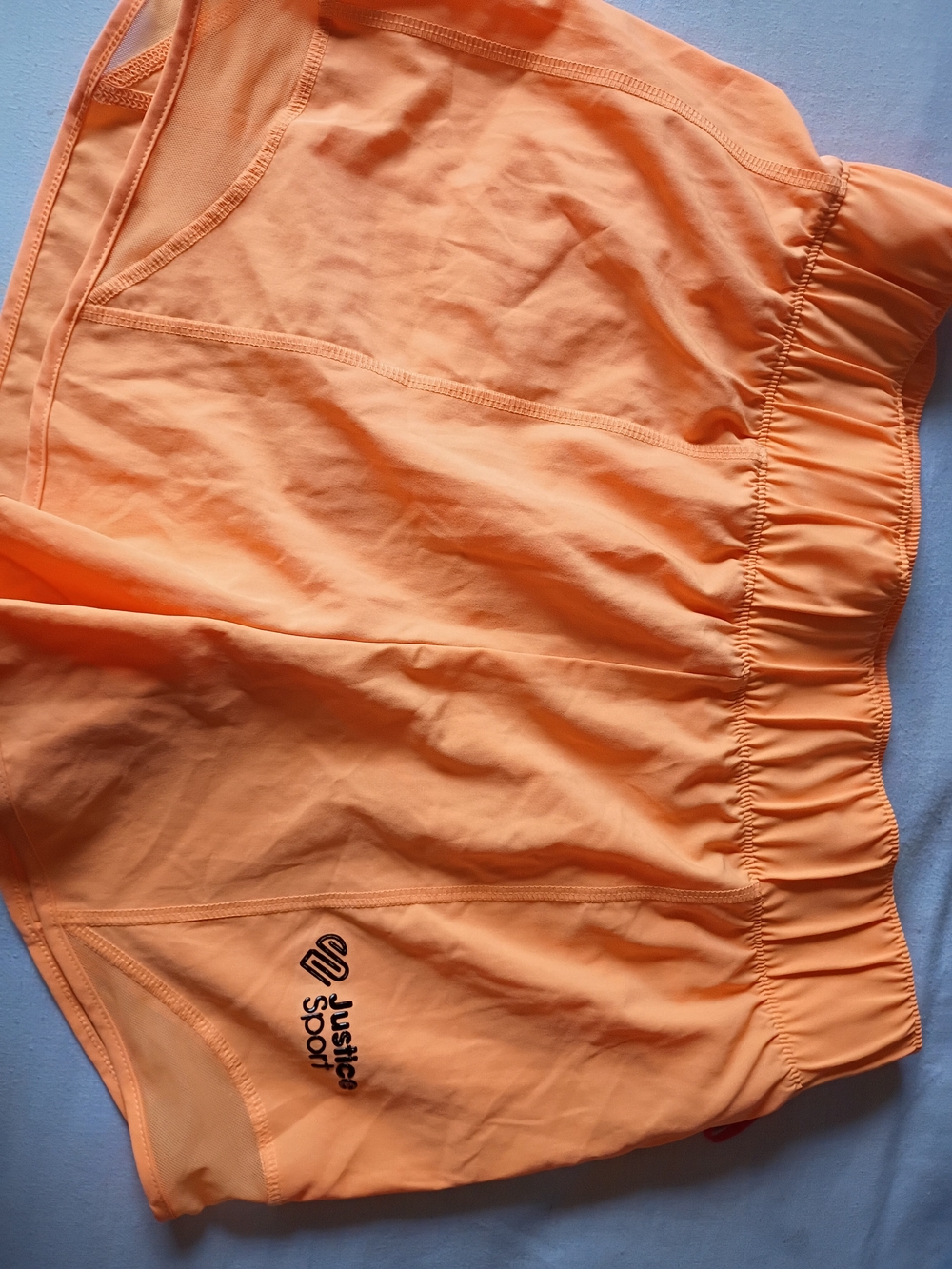 Justice Sport Orange Women's Athletic Shorts